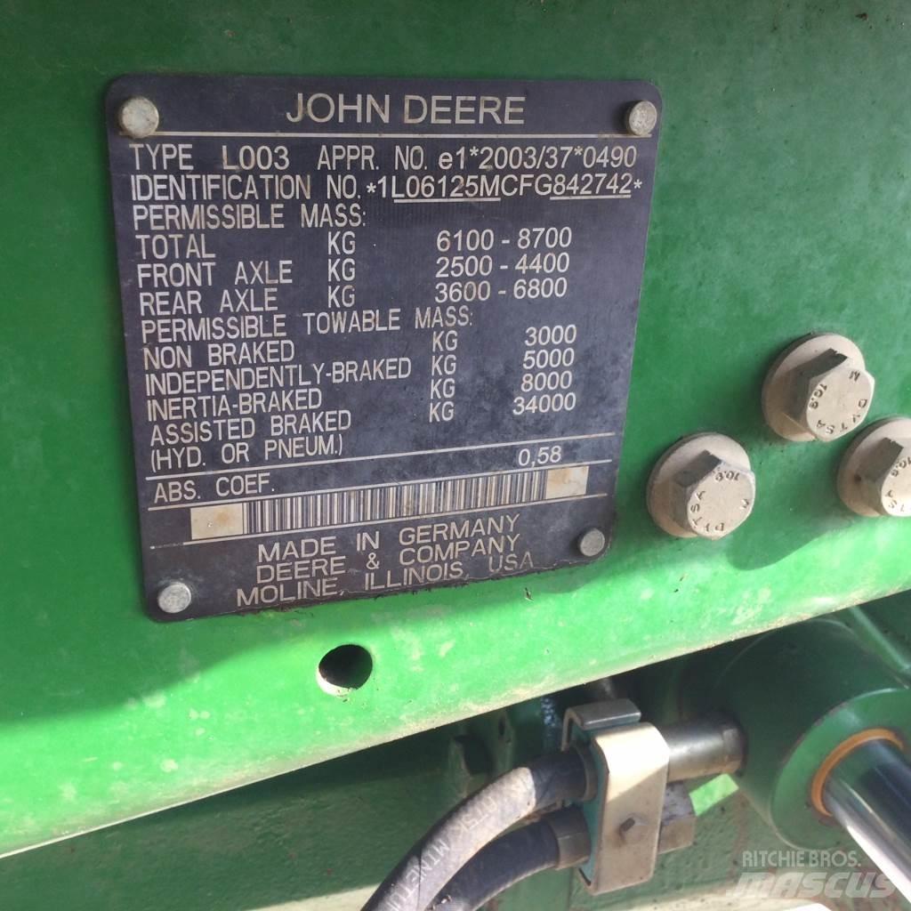 John Deere 6125M 曳引機