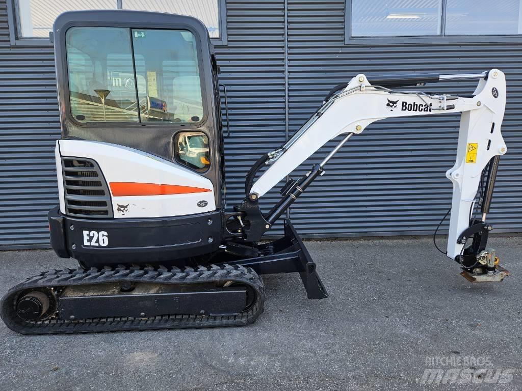 Bobcat e26 小型挖土機/掘鑿機<7t(小型挖掘機)