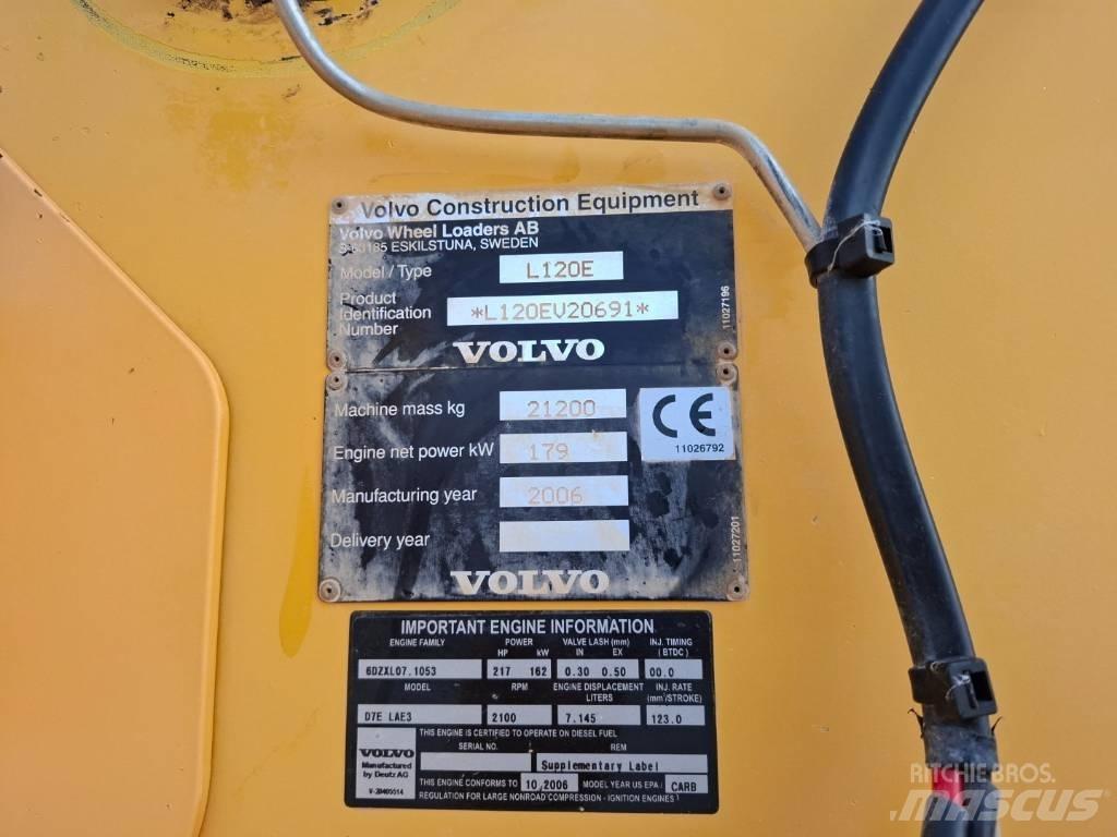 Volvo L 120 E 輪胎式裝載機