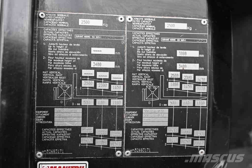 Manitou MC 25-4 柴油卡車