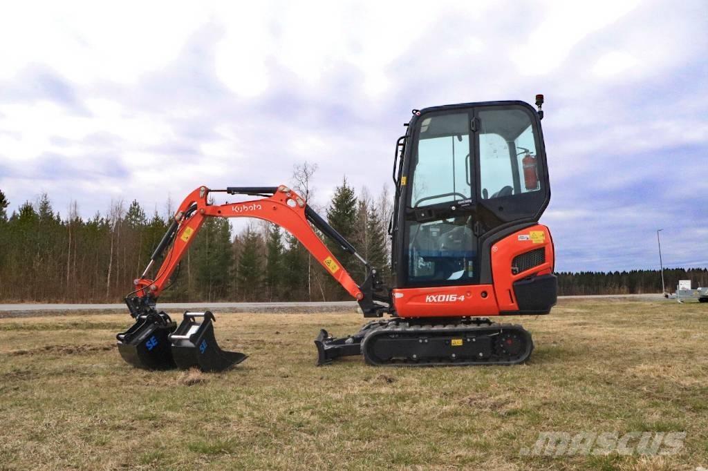Kubota KX016-4 小型挖土機/掘鑿機<7t(小型挖掘機)