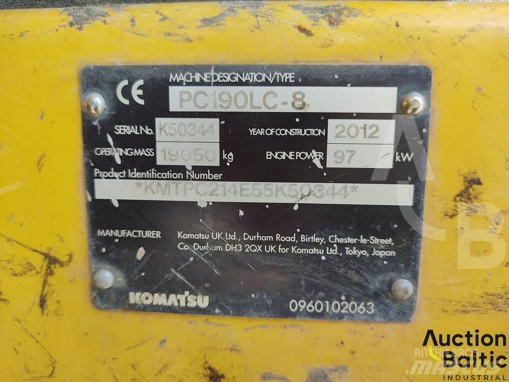 Komatsu PC190LC-8 履帶式 挖土機/掘鑿機/挖掘機