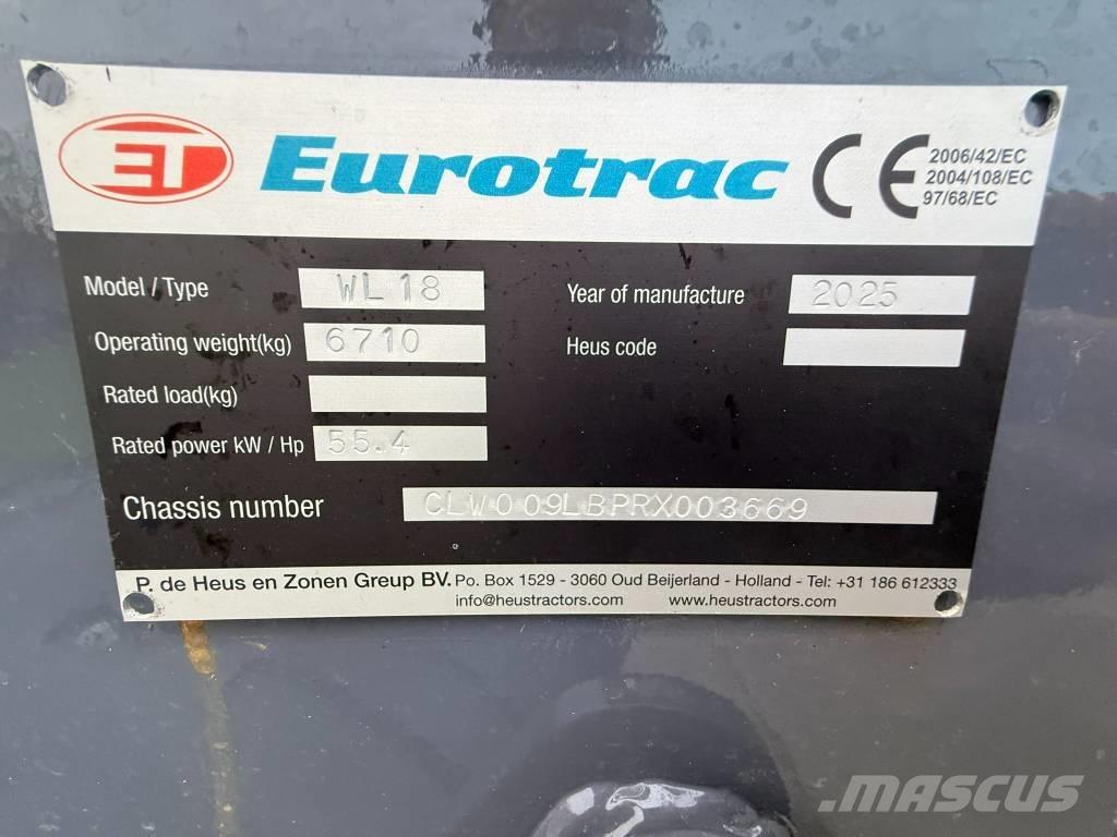 Eurotrac wl 18 多功能裝載機