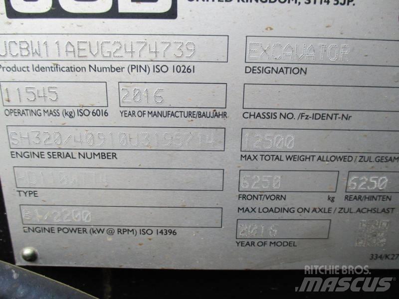 JCB HD110W 旋轉式挖土機/掘鑿機/挖掘機