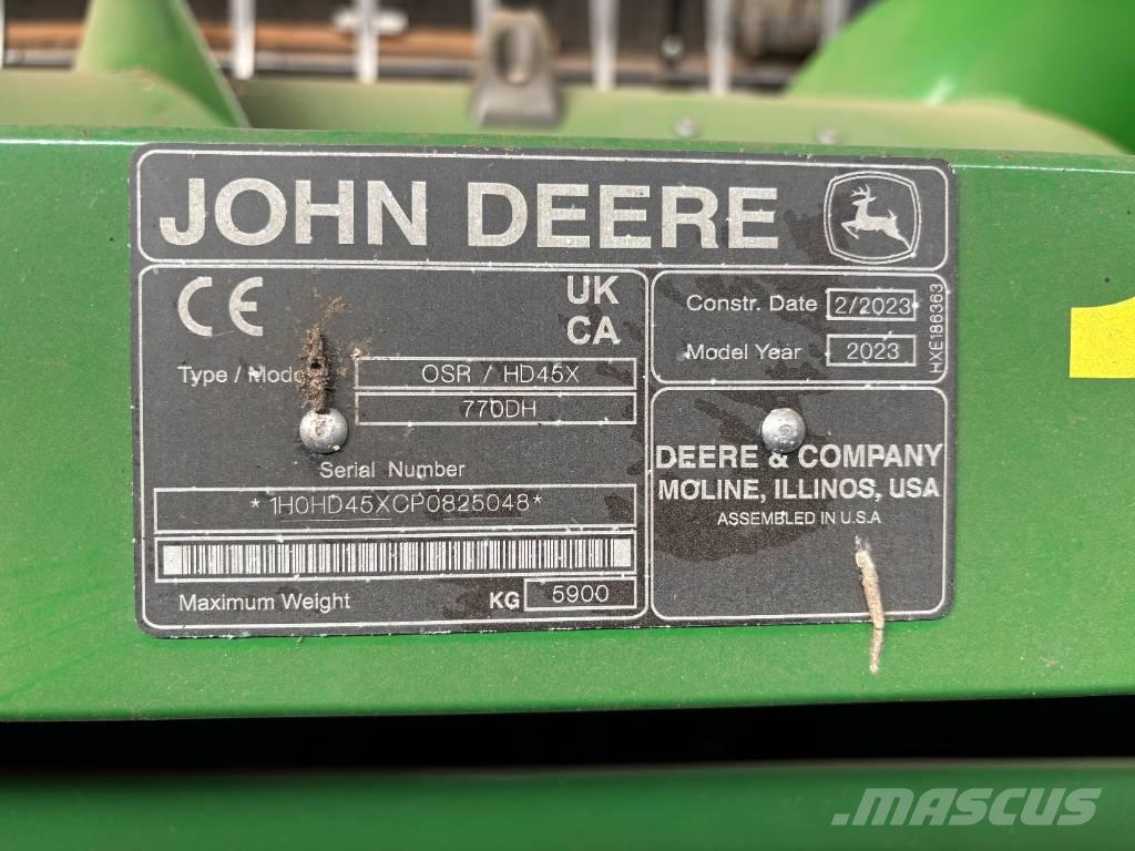 John Deere X9 1000 聯合收穫機