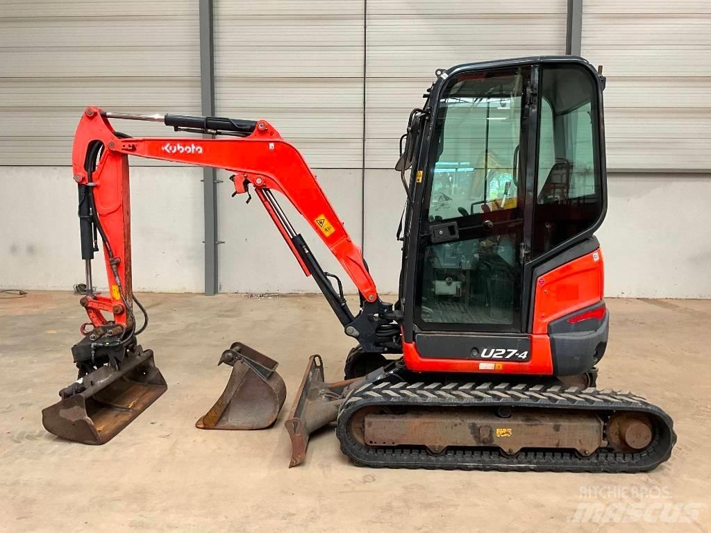 Kubota U 27-4 小型挖土機/掘鑿機<7t(小型挖掘機)