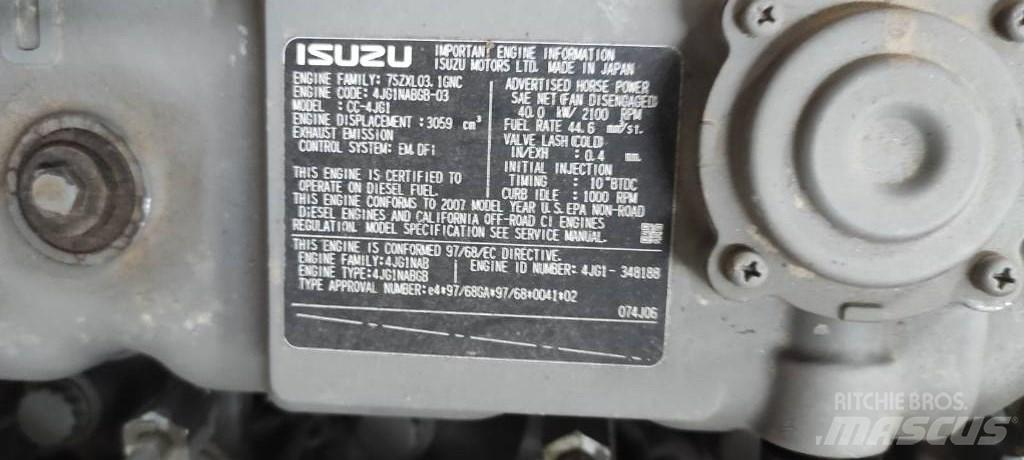 Isuzu CC-4JG1 引擎/發動機