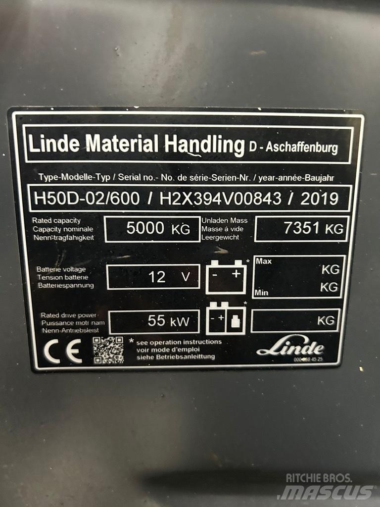 Linde H 50D-02/600 柴油卡車