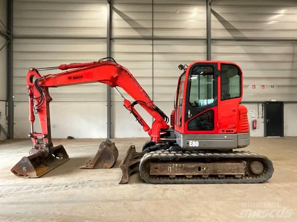 Bobcat E 80 中型挖土機/掘鑿機/挖掘機 7t-12t