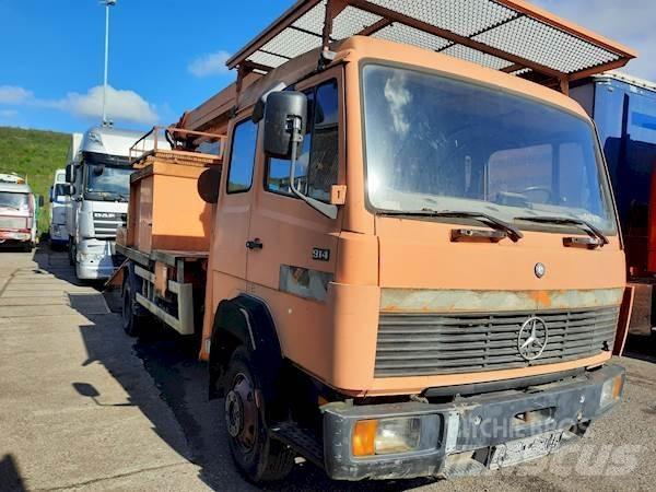 Mercedes-Benz 914 卡車裝載高空作業車