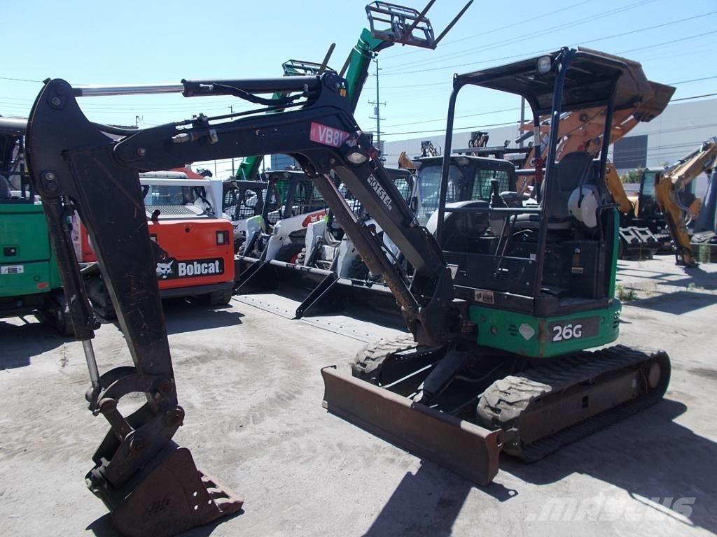 John Deere 26G 小型挖土機/掘鑿機<7t(小型挖掘機)