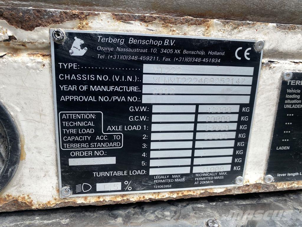 Terberg YT222 曳引機組件