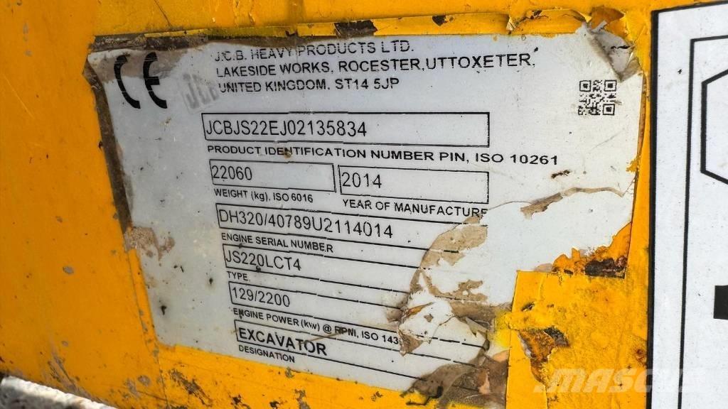 JCB JS 220 LC 履帶式 挖土機/掘鑿機/挖掘機