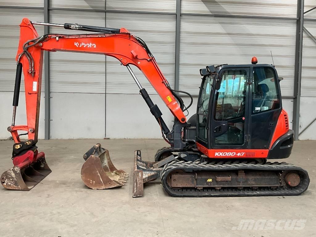 Kubota KX 080-4 A 中型挖土機/掘鑿機/挖掘機 7t-12t