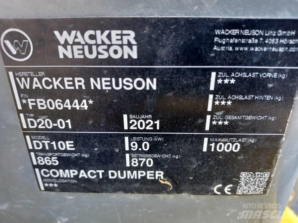 Wacker Neuson DT10e 履帶式傾卸車/翻斗車