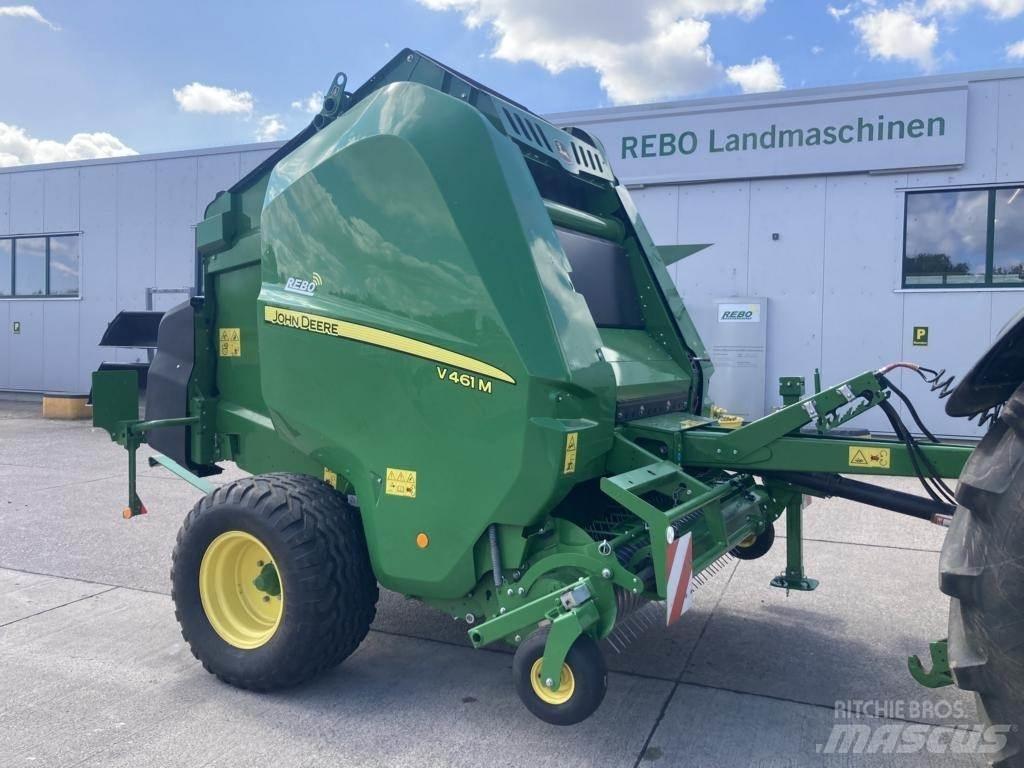 John Deere V461M 圓型牧草打包機