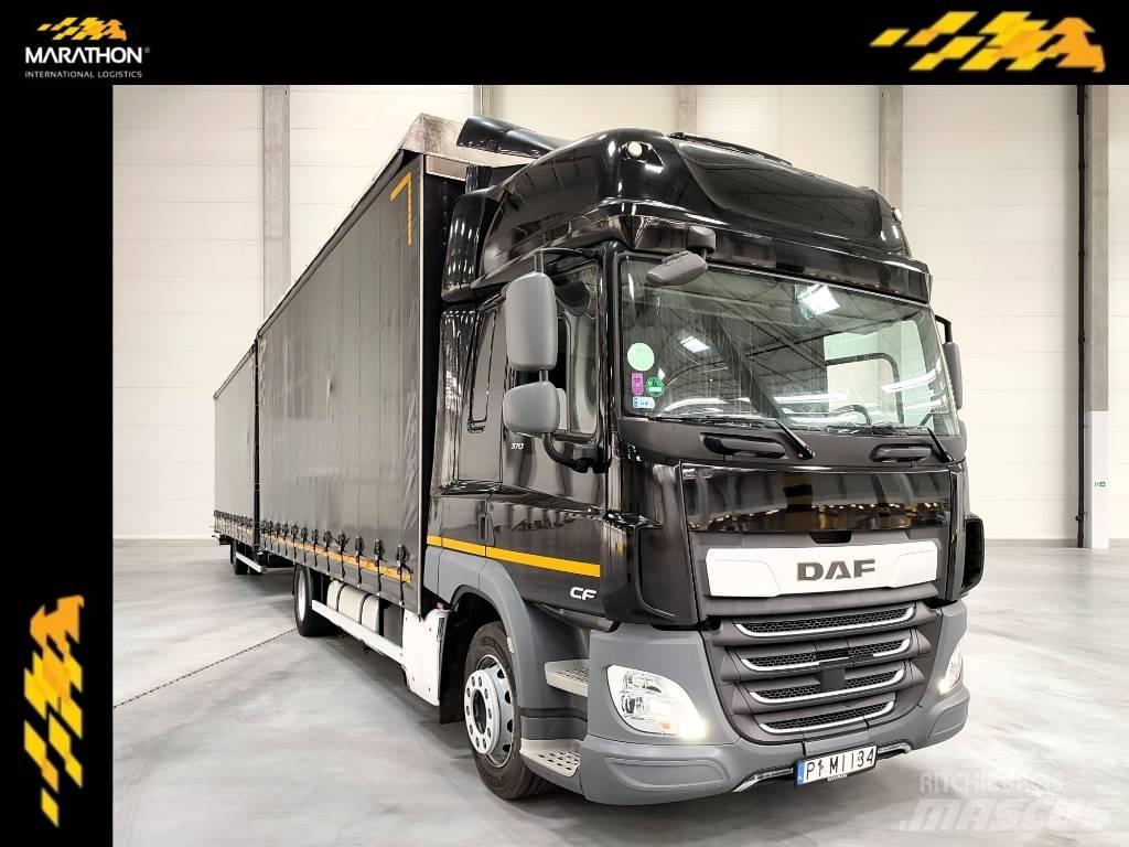 DAF CF 370 FA 篷布卡車