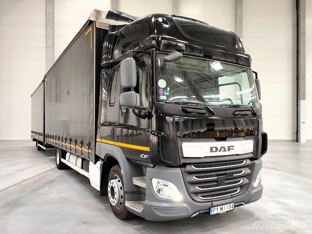 DAF CF 370 FA 篷布卡車