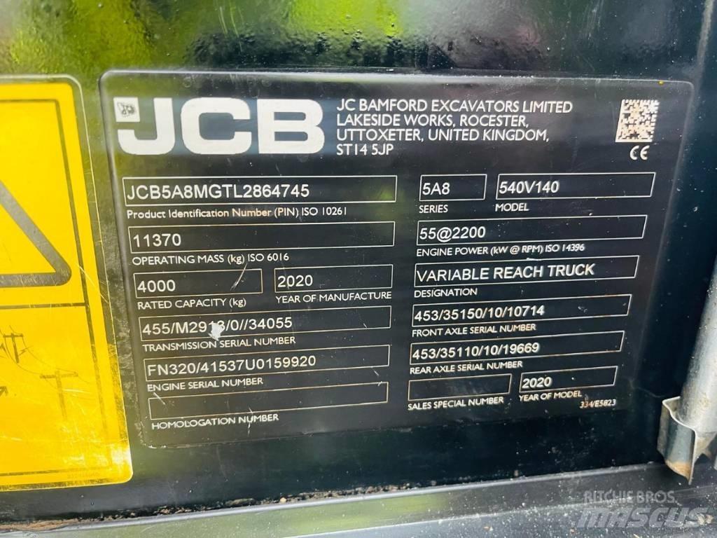 JCB 540-140 伸縮臂操作車