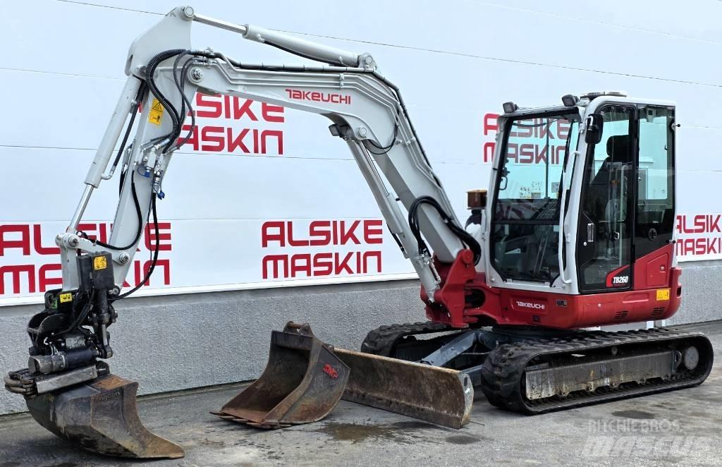 Takeuchi TB 260 小型挖土機/掘鑿機<7t(小型挖掘機)