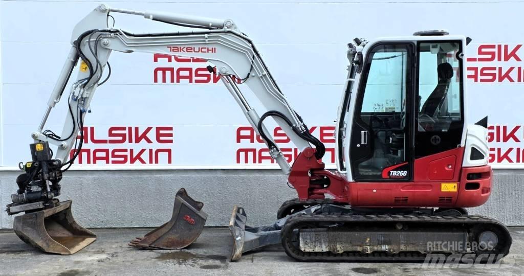 Takeuchi TB 260 小型挖土機/掘鑿機<7t(小型挖掘機)