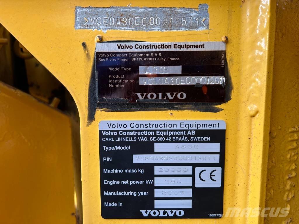 Volvo A30E 鉸接式起吊車