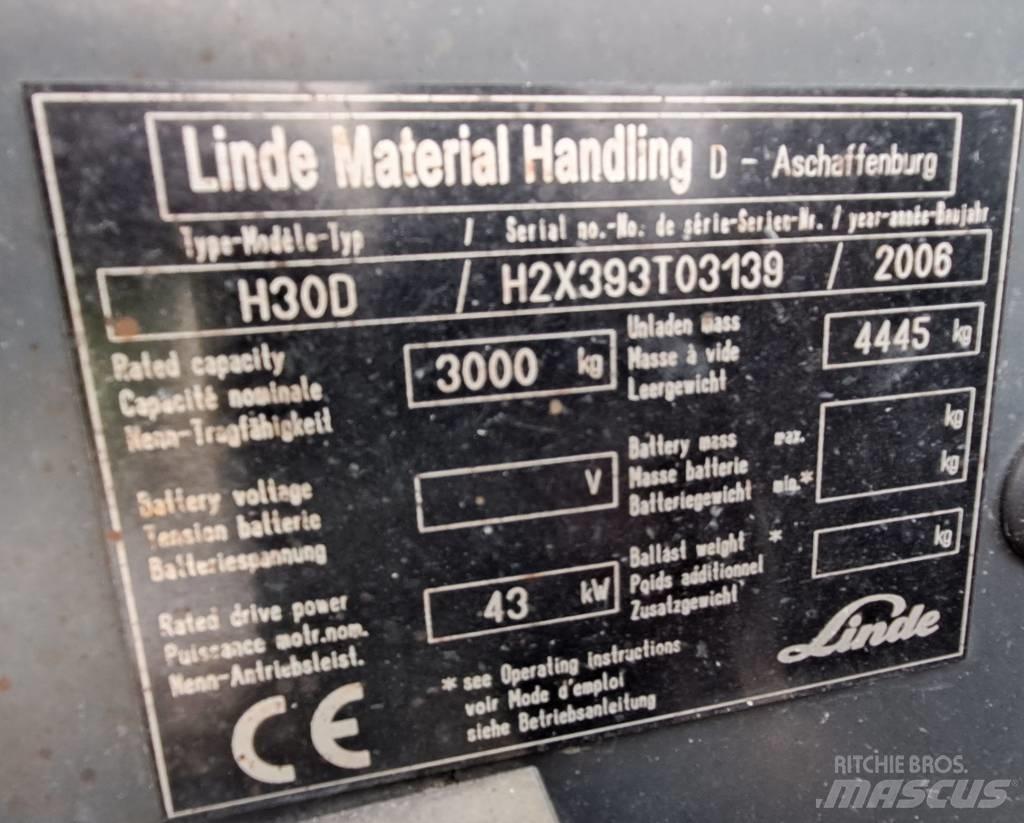 Linde H 30 D 柴油卡車