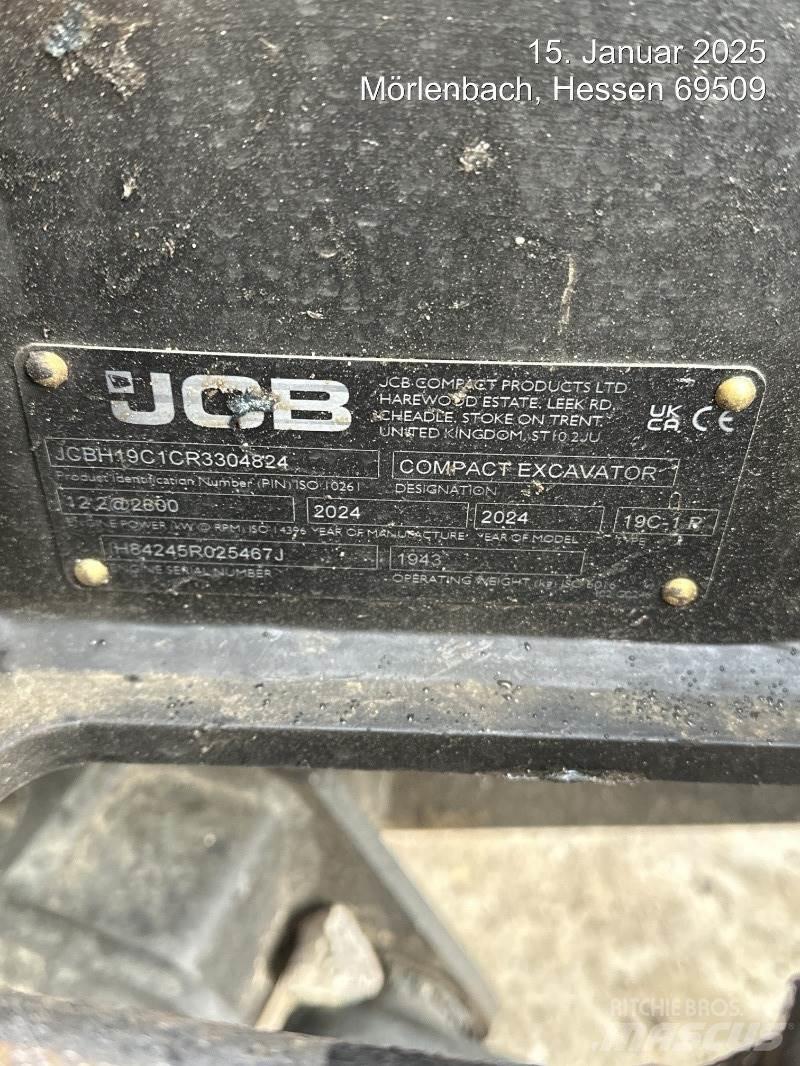 JCB 19C-1 小型挖土機/掘鑿機<7t(小型挖掘機)