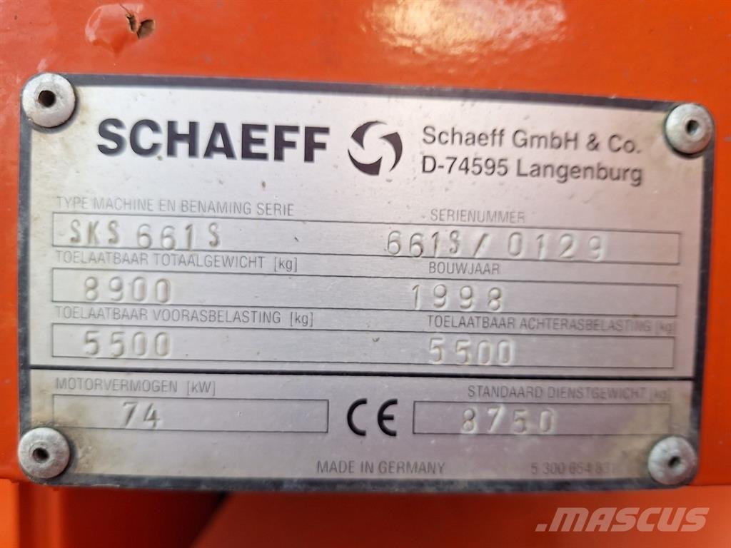 Schaeff SKS 661 輪胎式裝載機