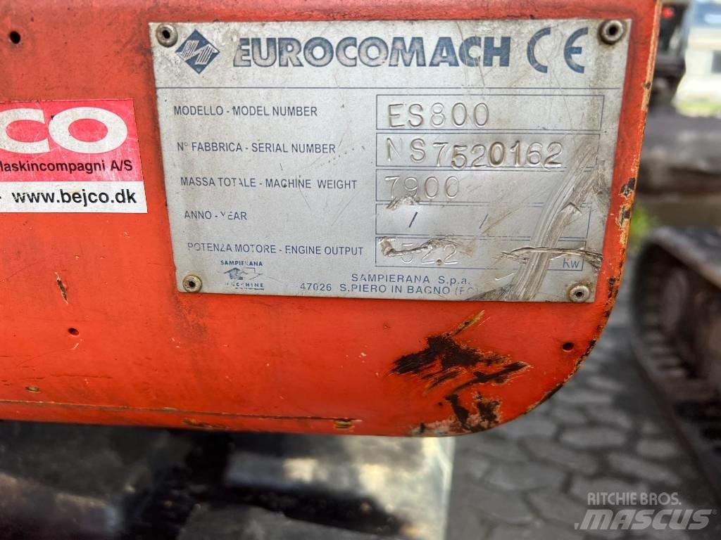 Eurocomach es800 中型挖土機/掘鑿機/挖掘機 7t-12t