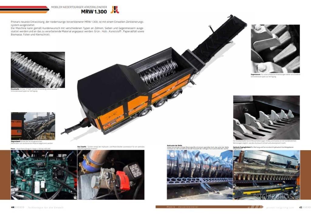 Pronar MRW 1300G 廢棄物撕碎機
