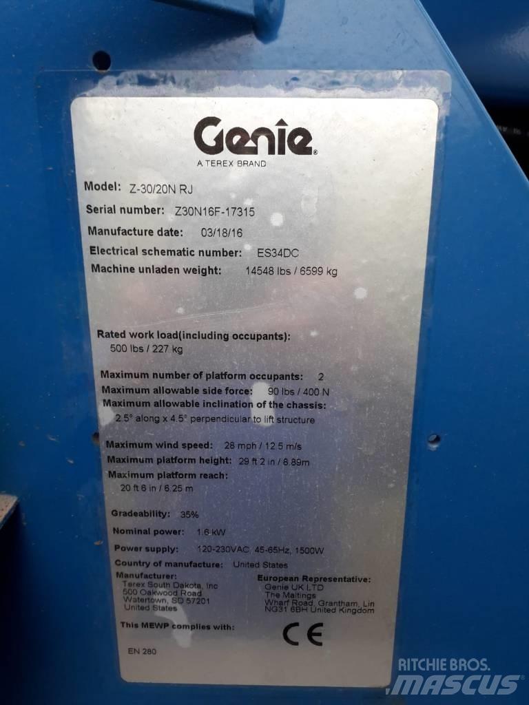 Genie Z 30/20 N RJ 曲臂高空作業車