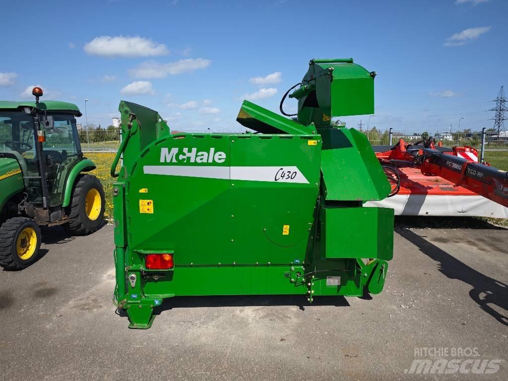 McHale C 430 草捆撕碎機、切割機、拆袋機