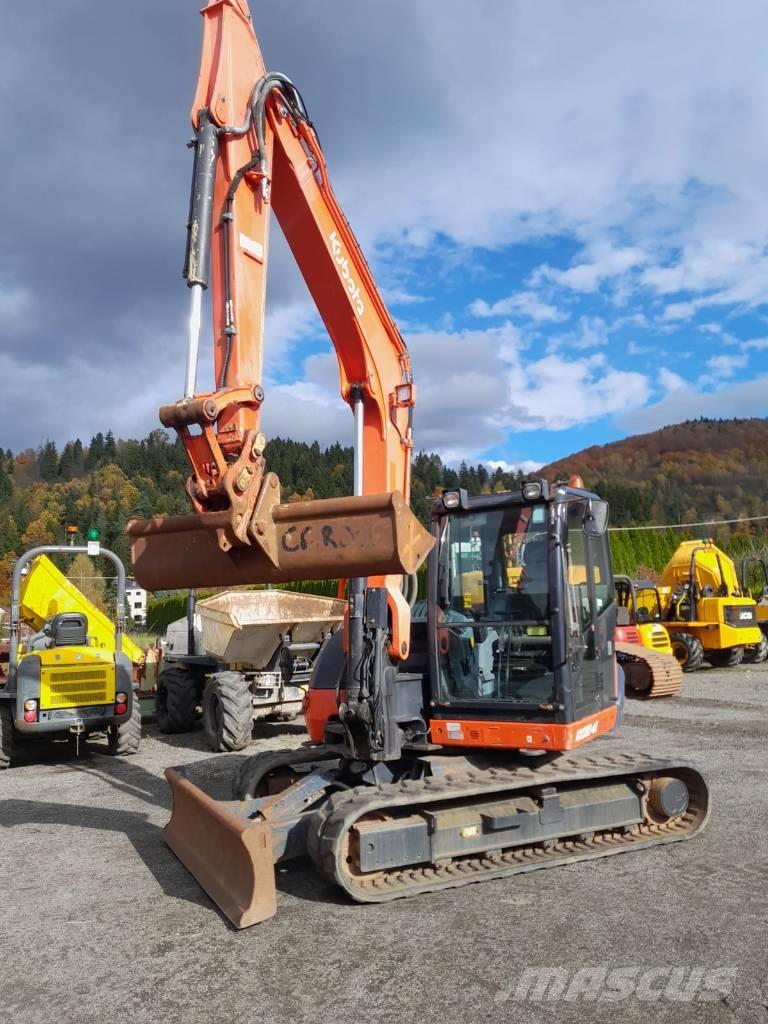 Kubota KX080 中型挖土機/掘鑿機/挖掘機 7t-12t