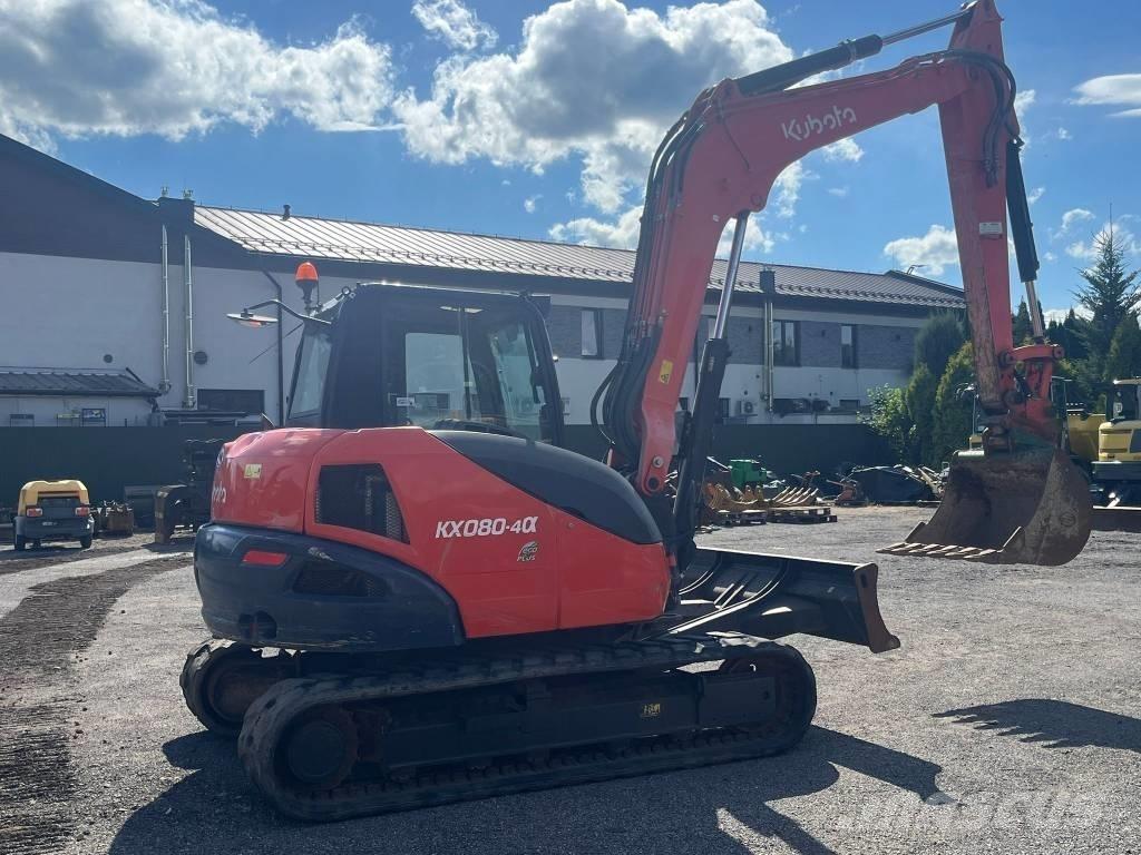 Kubota KX080 中型挖土機/掘鑿機/挖掘機 7t-12t