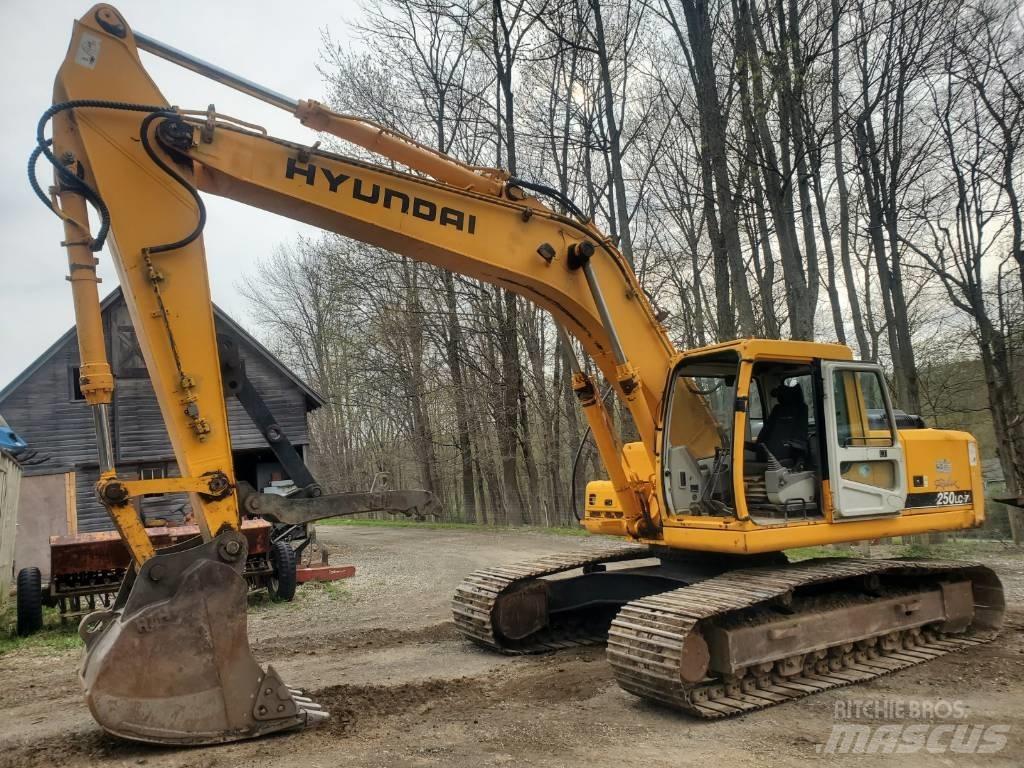 Hyundai R250LC-7 履帶式 挖土機/掘鑿機/挖掘機