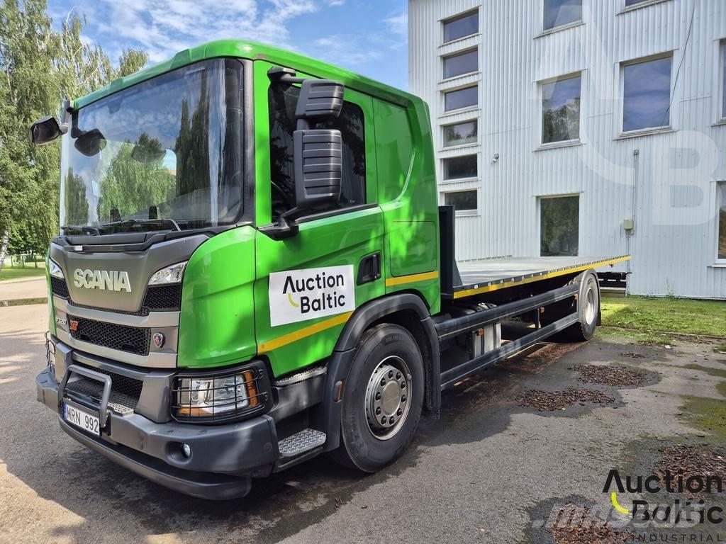 Scania P 320 平板式/側卸式卡車