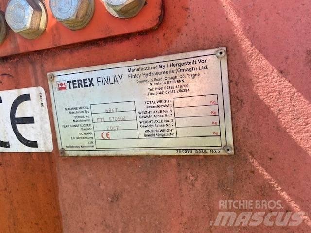 Terex Finlay 694T 移動式篩選機