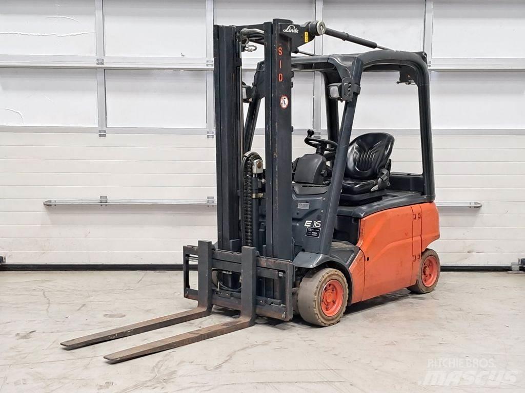 Linde E16P-01 電動堆高機