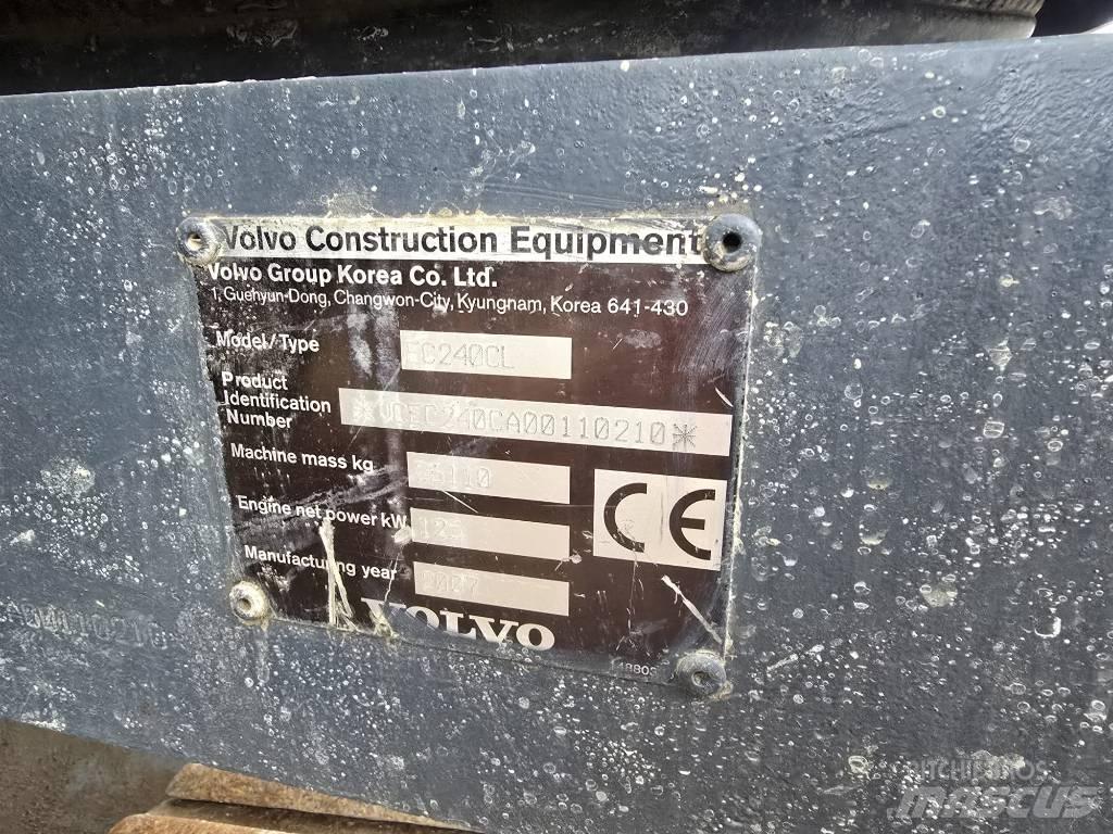 Volvo EC 240 C 履帶式 挖土機/掘鑿機/挖掘機