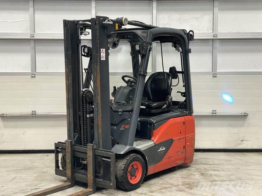 Linde E16C-02 電動堆高機