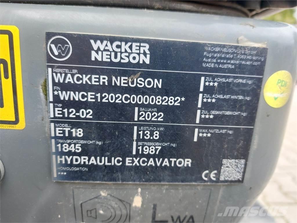 Wacker Neuson ET18 履帶式 挖土機/掘鑿機/挖掘機