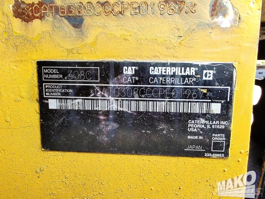 CAT 308 C 中型挖土機/掘鑿機/挖掘機 7t-12t