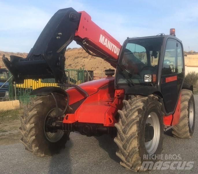Manitou MT 732 農業用伸縮臂裝載機