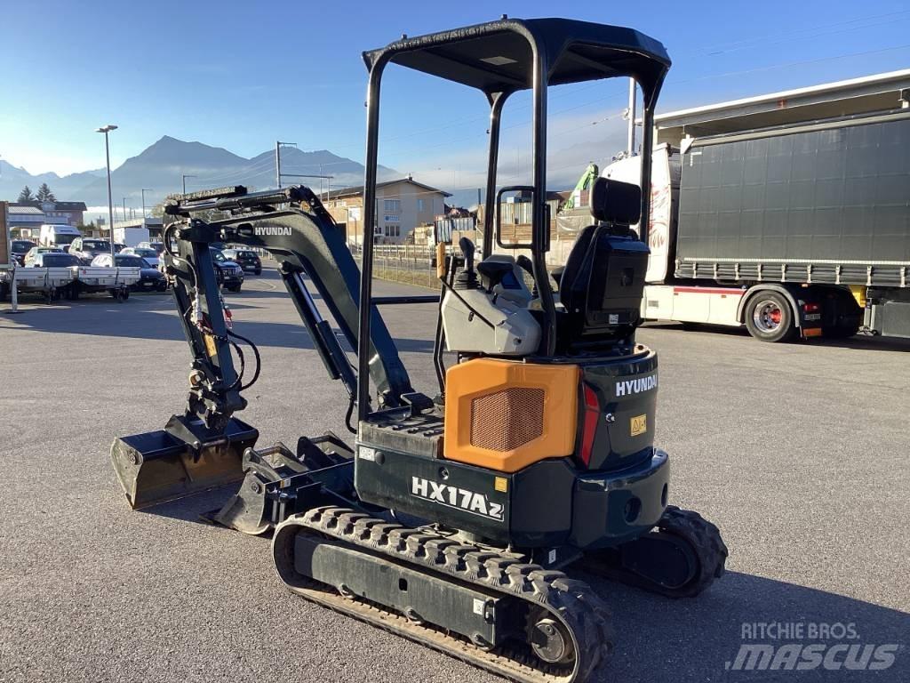 Hyundai HX17Az 小型挖土機/掘鑿機<7t(小型挖掘機)