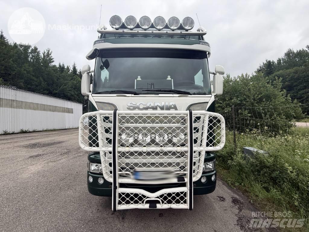 Scania R 520 LB 吊鉤式起重車