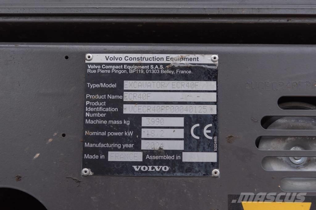 Volvo ECR 40 F 履帶式 挖土機/掘鑿機/挖掘機