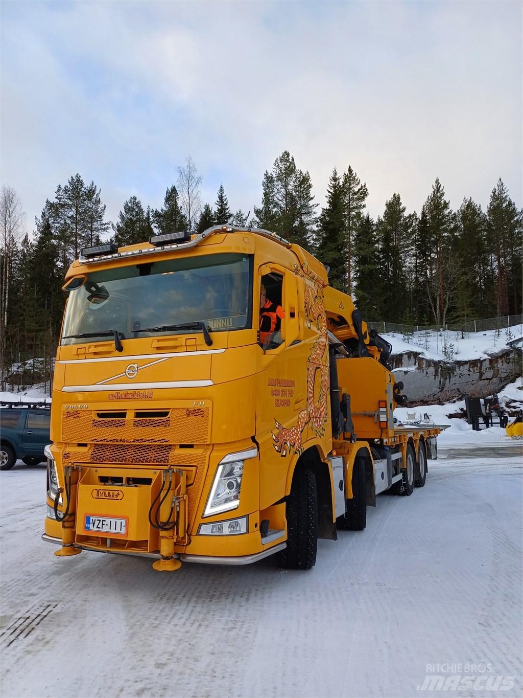 Volvo FH 540 起重機卡車