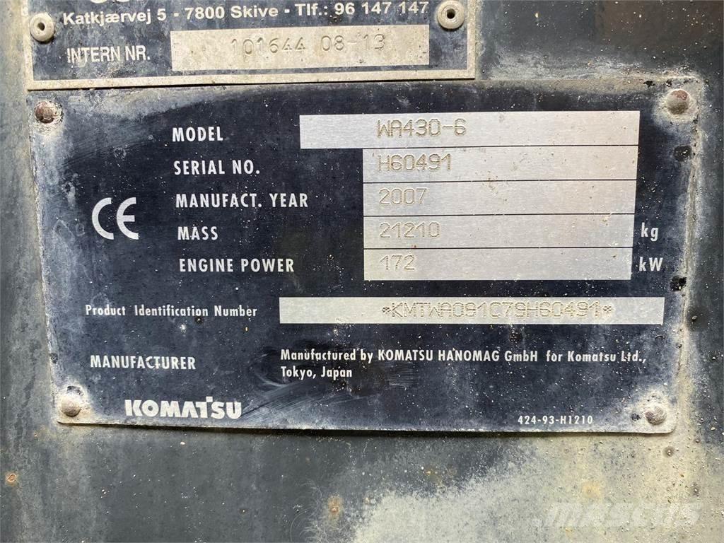 Komatsu WA430-6 輪胎式裝載機