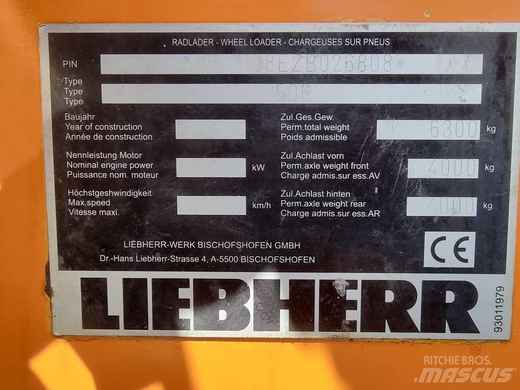 Liebherr L 506 輪胎式裝載機
